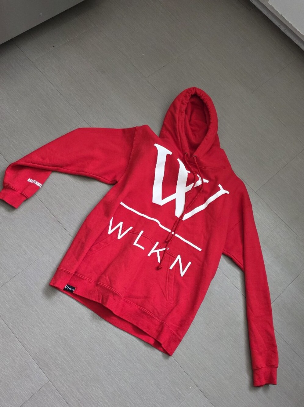 Men's Red Logo Pullover Hoodie Red